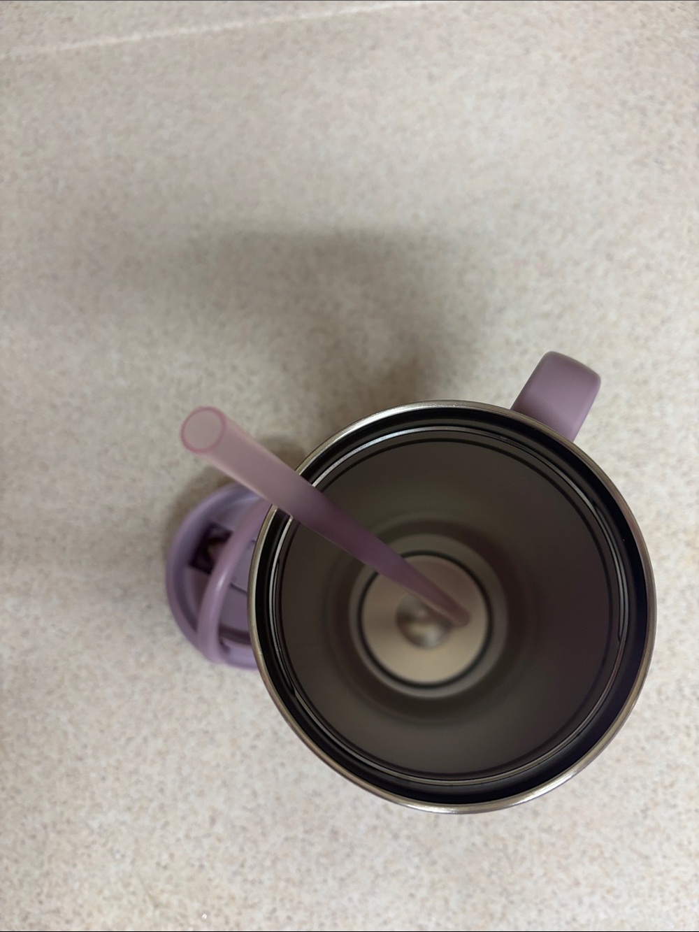 Ello 40 oz. Travel Mug with Straw - Matte Lavender - Picture 6 of 8